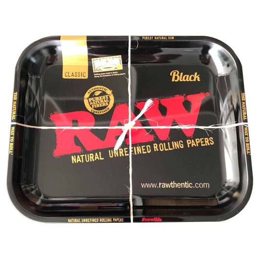 RAW ''Classic Black'' Rolling Tray Large 34,0 x 27,5 cm