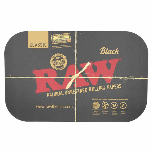 RAW ''Classic Black'' Rolling Tray Cover Small 27,5 x 17,5 cm