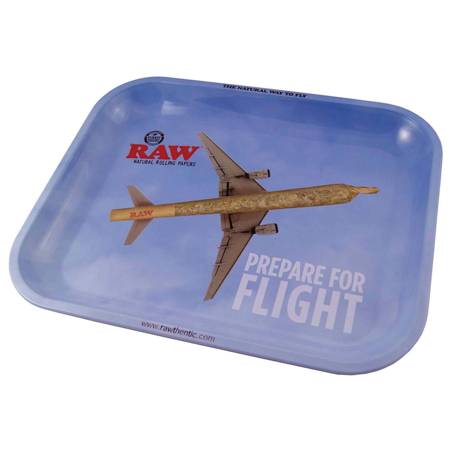 RAW ''Prepare For Flight'' Rolling Tray Large 34,0 x 27,5 cm
