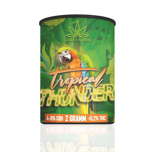 Crazy Green CBD - Tropical Thunder 2g - CBD Blüten